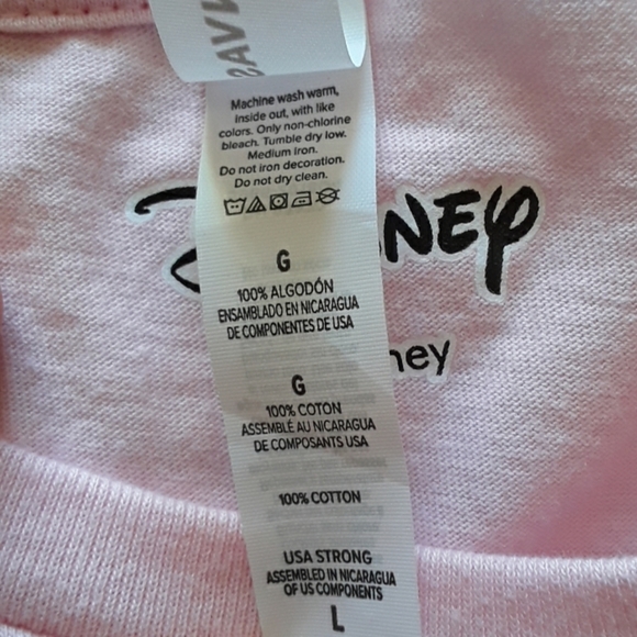 Disney Princess Shirt Squad Goals Pink Womens Graphic T Shirt Size L - Picture 3 of 4